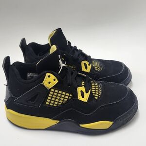 Size 12 C- Jordan 4 Retro Low Thunder Without Heel Tab And Insoles